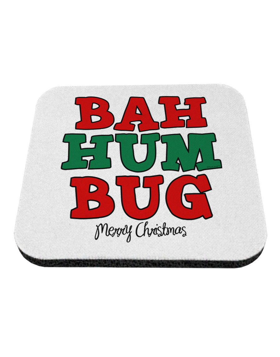 Bah Humbug Merry Christmas Coaster-Coasters-TooLoud-White-Davson Sales
