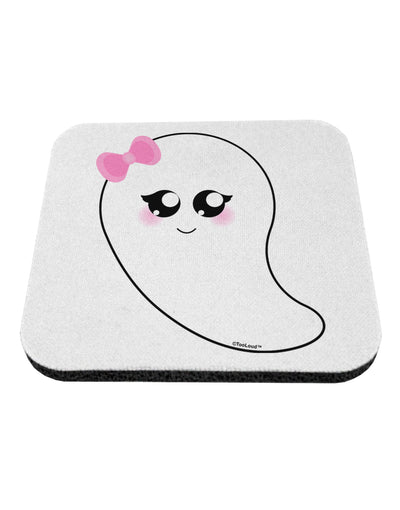 Cute Girl Ghost Halloween Coaster-Coasters-TooLoud-White-Davson Sales