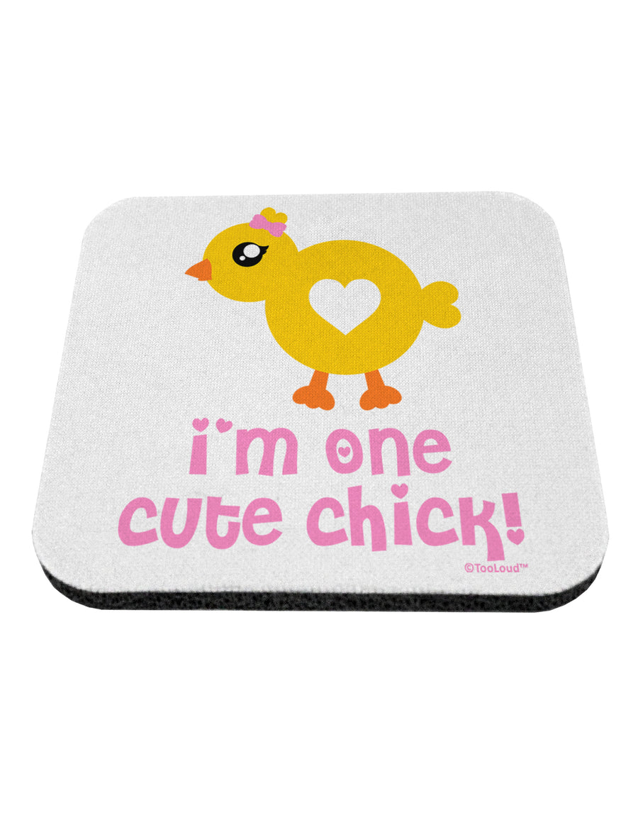 I'm One Cute Chick Coaster by TooLoud-Coasters-TooLoud-White-Davson Sales