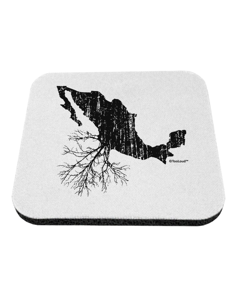 Mexican Roots Design - Distressed Coaster by TooLoud-Coasters-TooLoud-White-Davson Sales