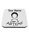 Personalized Cabin 8 Artemis Coaster by TooLoud-Coasters-TooLoud-White-Davson Sales