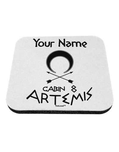 Personalized Cabin 8 Artemis Coaster by TooLoud-Coasters-TooLoud-White-Davson Sales