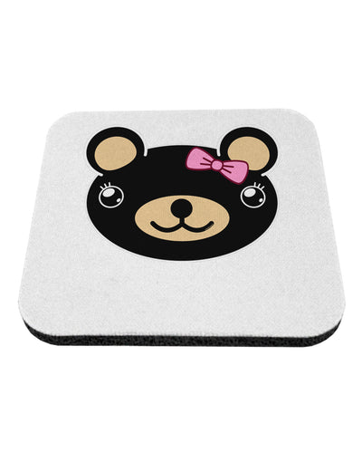 Kyu-T Head - Night Beartholomea Girl Teddy Bear Coaster-Coasters-TooLoud-White-Davson Sales