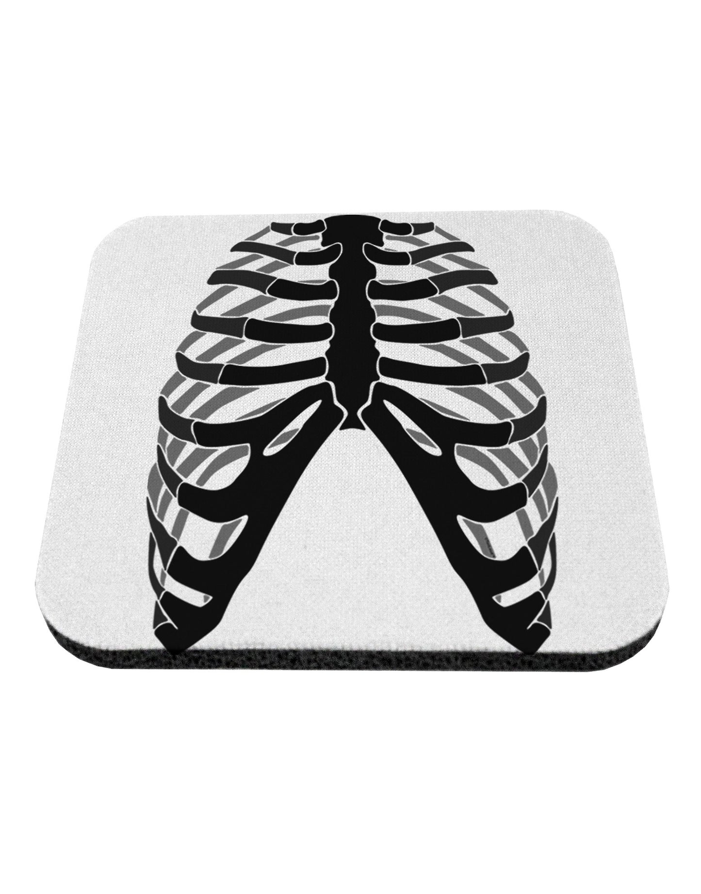 Human Skeleton Bones Ribcage Inverted Coaster-Coasters-TooLoud-White-Davson Sales