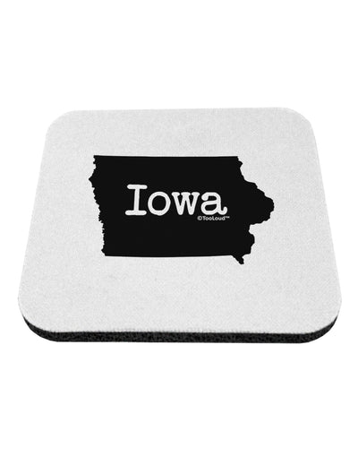 Iowa - United States Shape Coaster-Coasters-TooLoud-White-Davson Sales