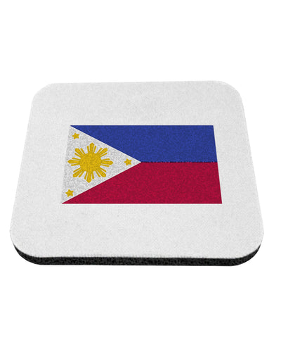 TooLoud Distressed Philippines Flag Coaster-Coasters-TooLoud-1 Piece-Davson Sales