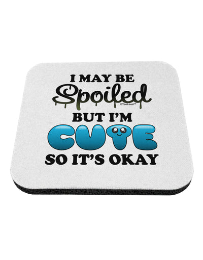 Spoiled But Cute Blue Coaster-Coasters-TooLoud-1-Davson Sales