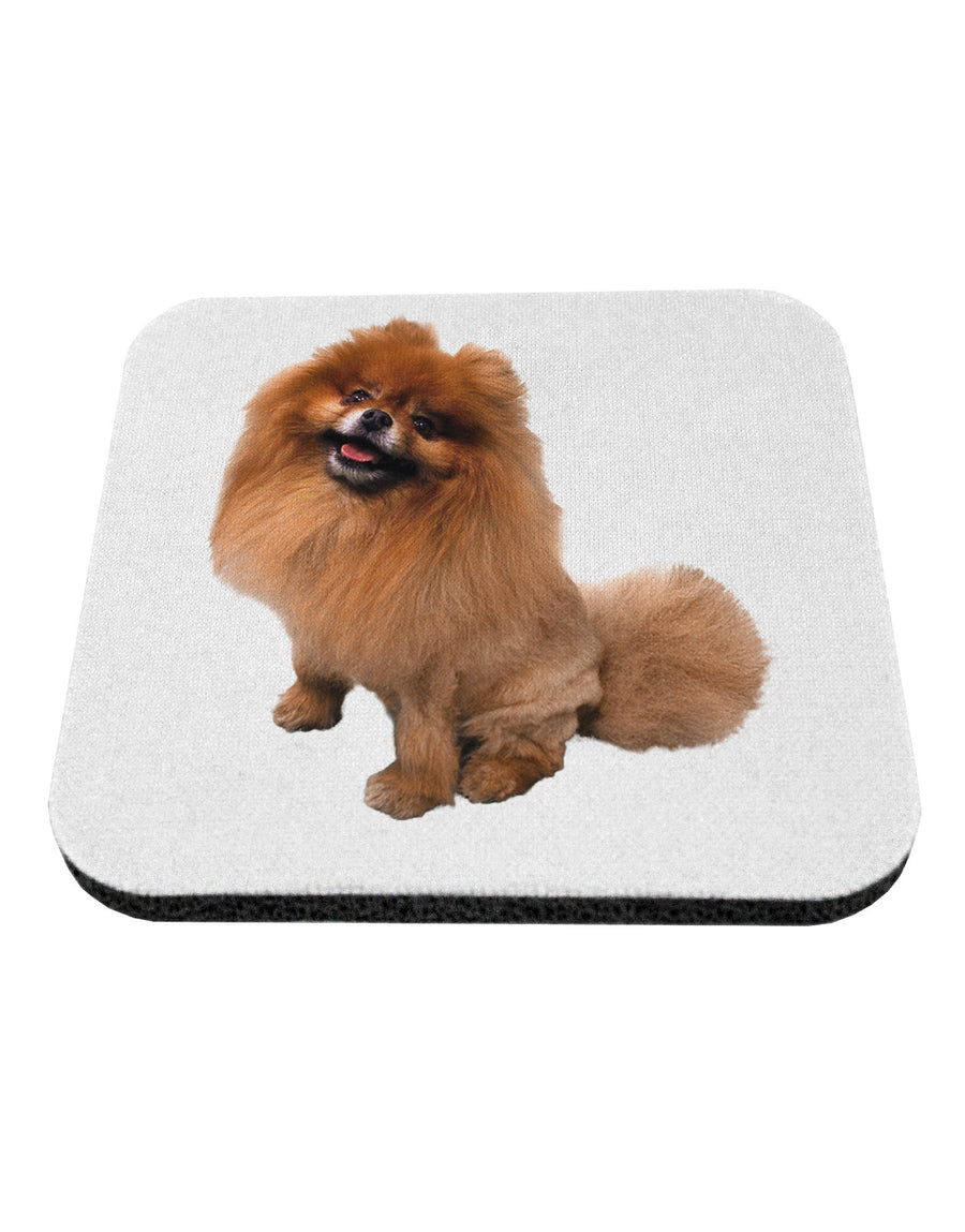 Pomeranian Sitting All Cute-Like Coaster-Coasters-TooLoud-1-Davson Sales