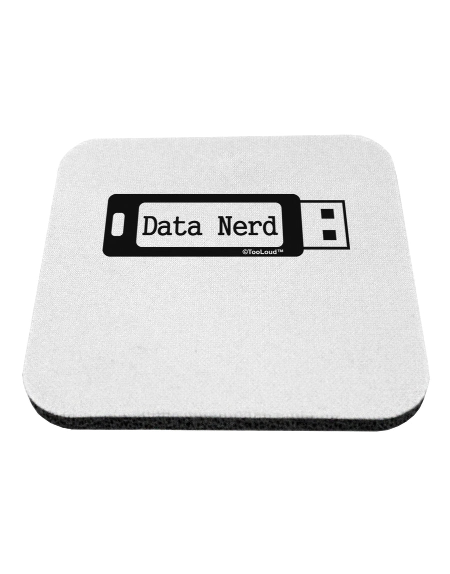 Data Nerd USB Coaster by TooLoud-Coasters-TooLoud-White-Davson Sales