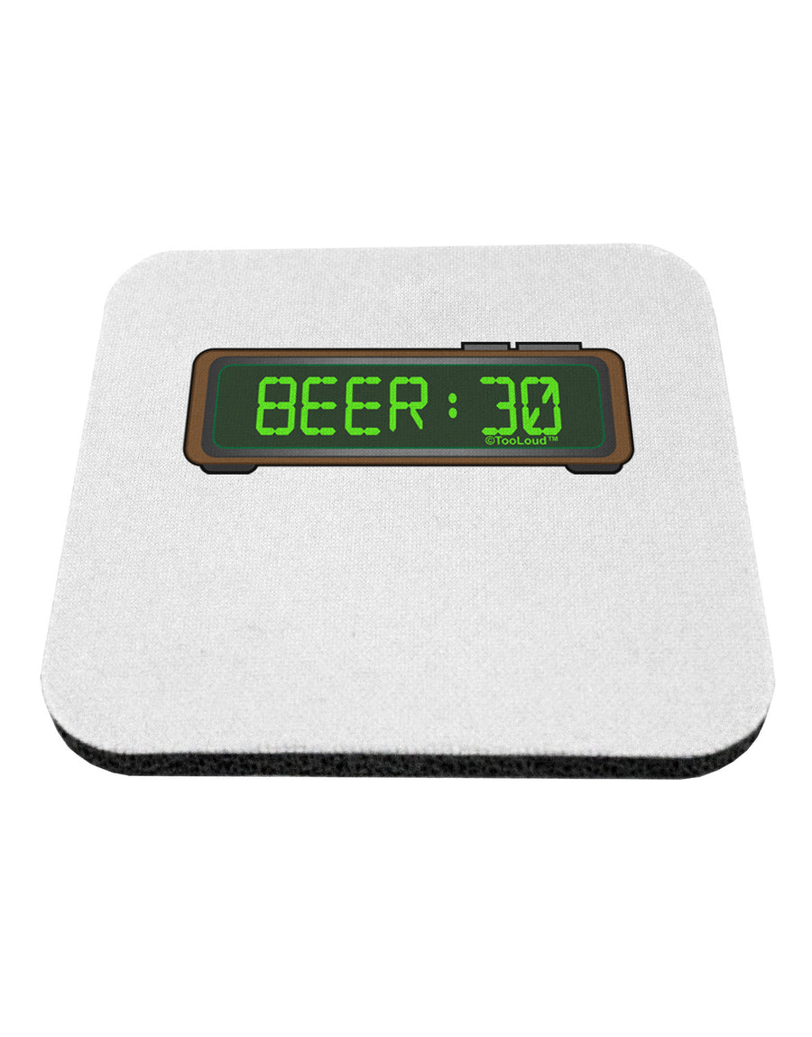 Beer 30 - Digital Clock Coaster by TooLoud-Coasters-TooLoud-White-Davson Sales