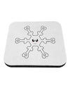 Cute Snowflake Christmas Coaster-Coasters-TooLoud-White-Davson Sales