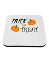 Trick or Treat Pumpkins Coaster-Coasters-TooLoud-White-Davson Sales