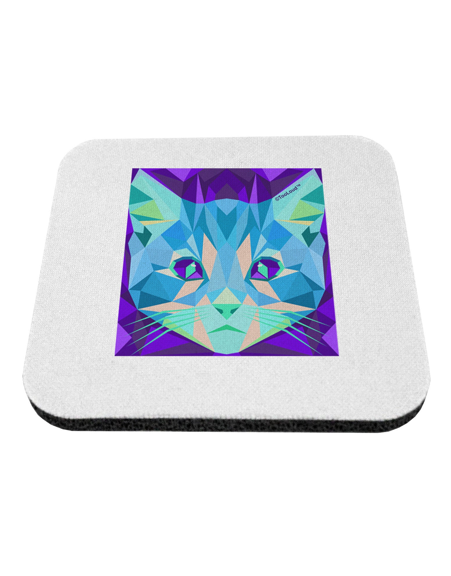 Geometric Kitty Inverted Coaster-Coasters-TooLoud-1-Davson Sales