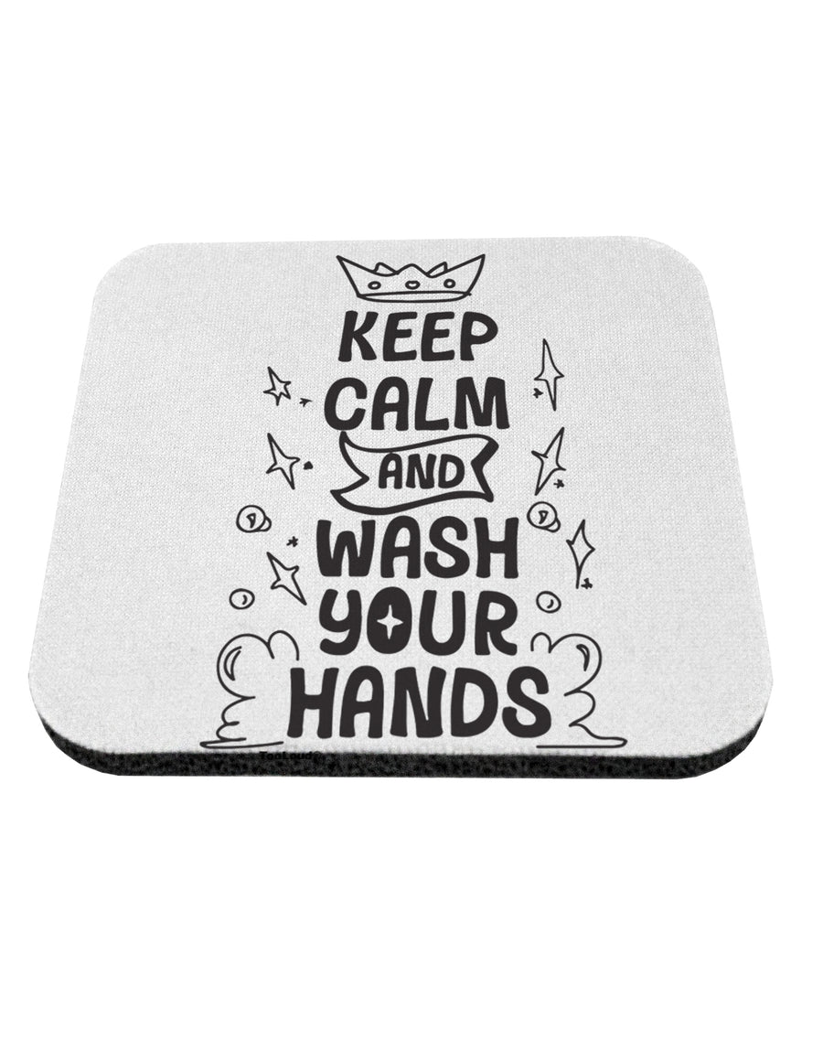 TooLoud Keep Calm and Wash Your Hands Coaster-Coasters-TooLoud-1 Piece-Davson Sales