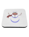 Snowman with Scarf Design Coaster-Coasters-TooLoud-White-Davson Sales