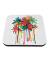 Paint Splash Palm Trees Coaster-Coasters-TooLoud-1-Davson Sales