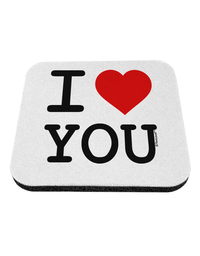 I Heart You Coaster-Coasters-TooLoud-White-Davson Sales