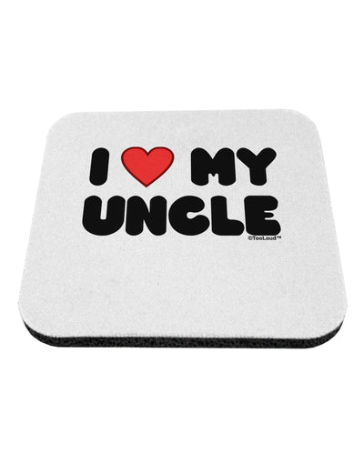 I Heart My Uncle Coaster by TooLoud-Coasters-TooLoud-White-Davson Sales