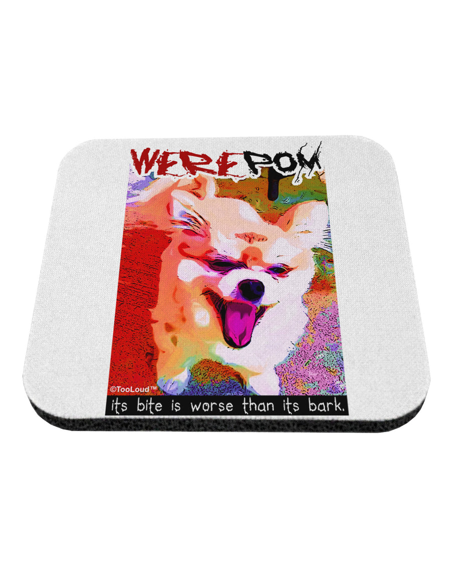 TooLoud WerePom - Werewolf Pomeranian Coaster-Coasters-TooLoud-1-Davson Sales