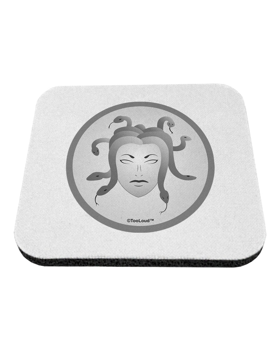 Medusa Head Coin - Greek Mythology Coaster by TooLoud-Coasters-TooLoud-White-Davson Sales