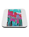 Chicago Abstract 2 Watercolor Coaster-Coasters-TooLoud-White-Davson Sales