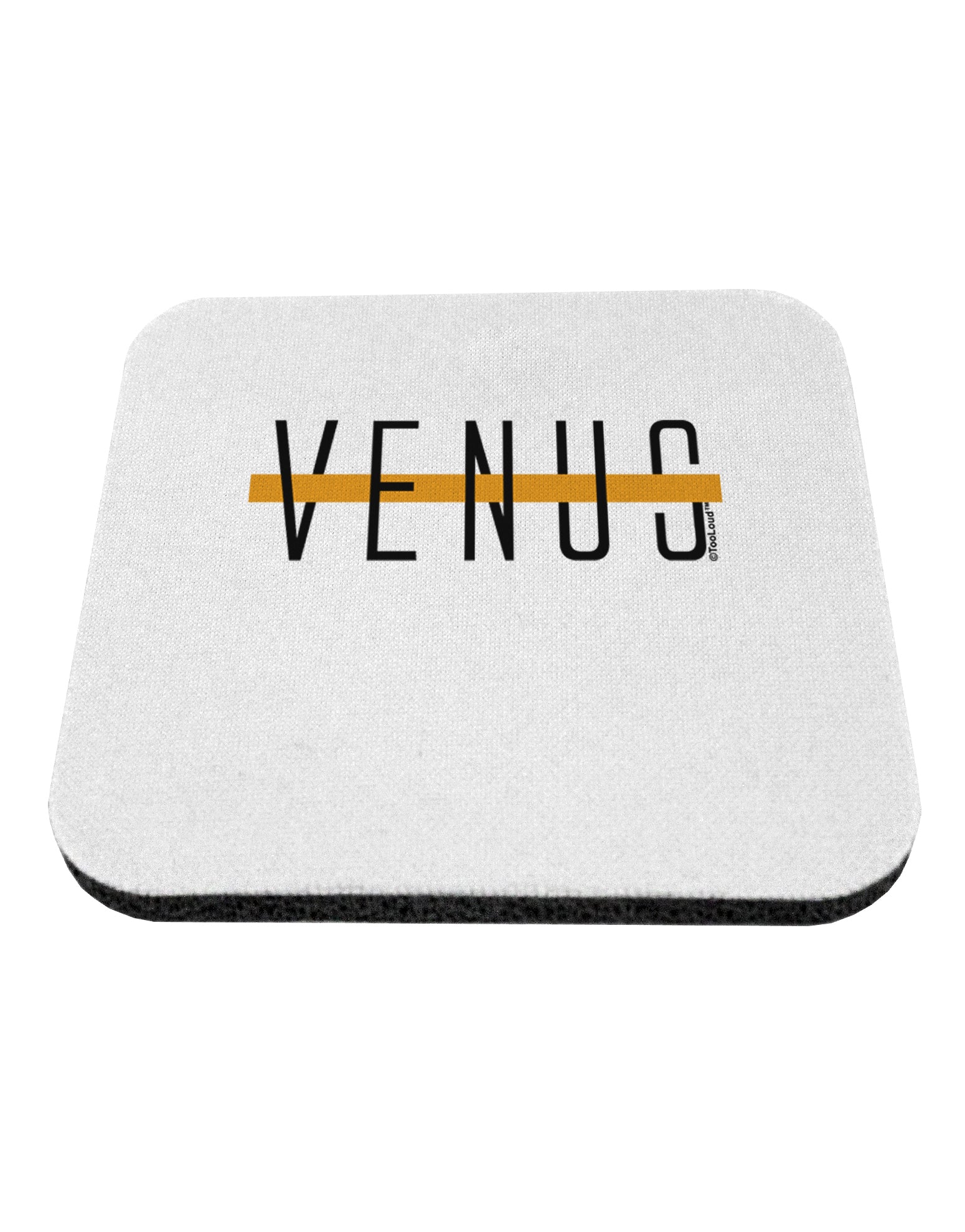 Planet Venus Text Only Coaster by TooLoud-Coasters-TooLoud-1-Davson Sales