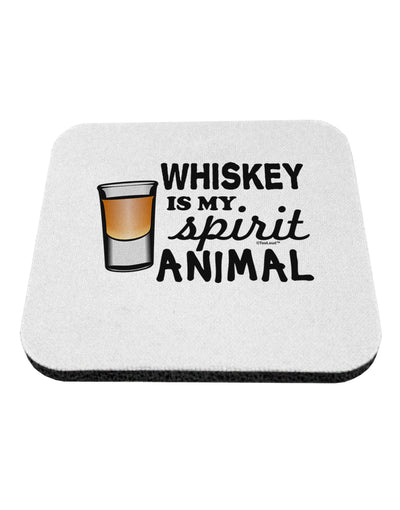 TooLoud Whiskey Is My Spirit Animal Coaster-Coasters-TooLoud-1-Davson Sales