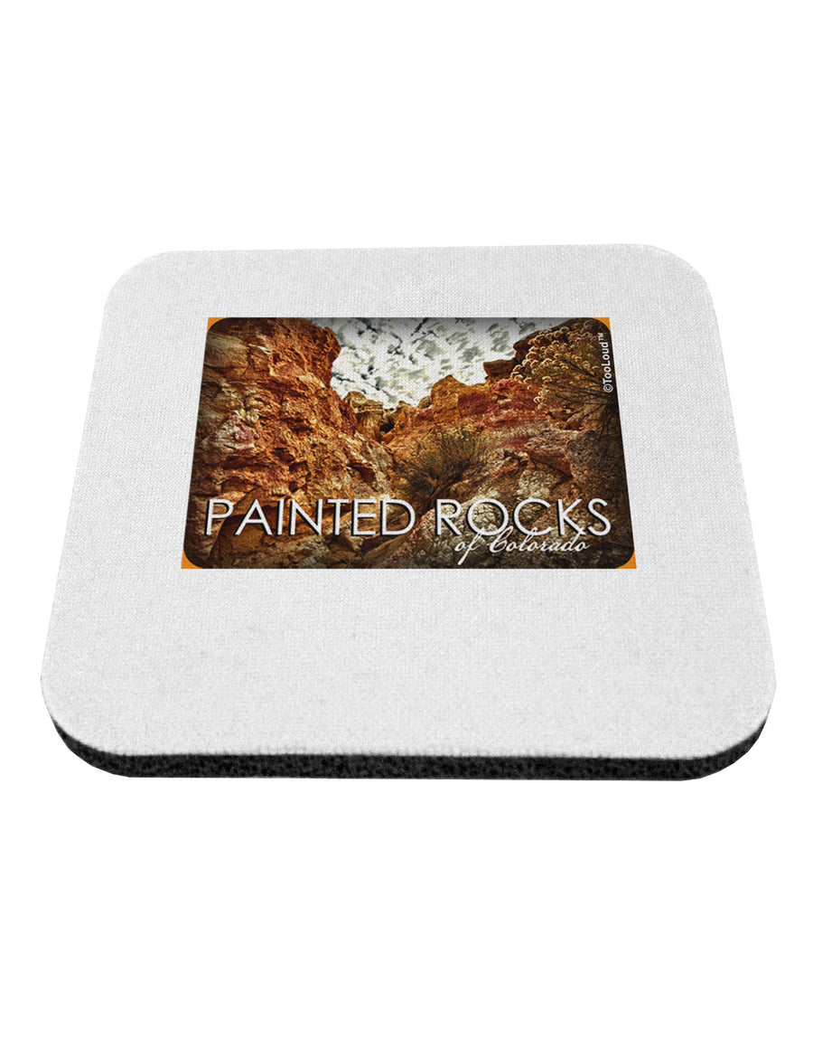 Colorado Painted Rocks Text Coaster-Coasters-TooLoud-1-Davson Sales