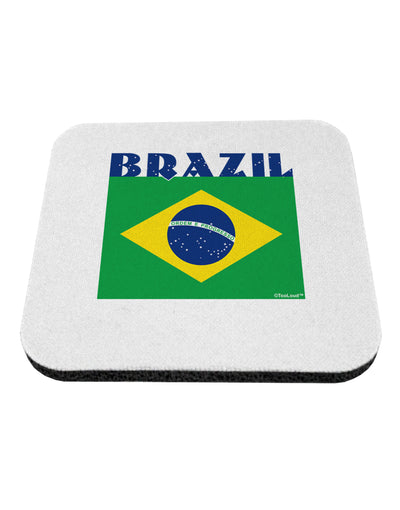 Brazil Flag Coaster-Coasters-TooLoud-1-Davson Sales