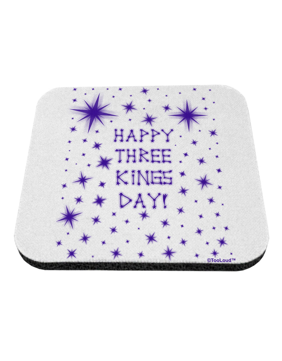 Happy Three Kings Day - Shining Stars Coaster by TooLoud-Coasters-TooLoud-White-Davson Sales