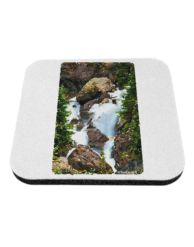 TooLoud Waterfall Watercolor Coaster-Coasters-TooLoud-White-Davson Sales