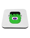 Frankenstein Face Halloween Coaster-Coasters-TooLoud-White-Davson Sales