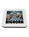 Two Bighorn Rams Text Coaster-Coasters-TooLoud-1 Piece-Davson Sales