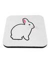 Cute Bunny Rabbit Easter Coaster-Coasters-TooLoud-White-Davson Sales