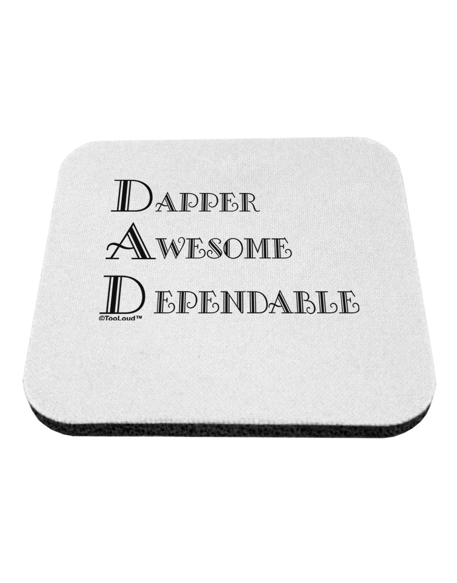 DAD - Acronym Coaster by TooLoud-Coasters-TooLoud-White-Davson Sales