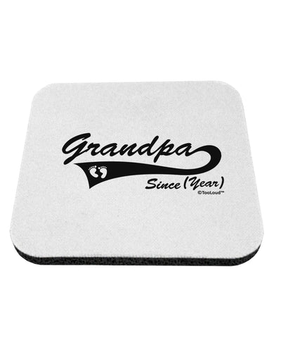 TooLoud Custom Grandpa Since YOUR YEAR Coaster-Coasters-TooLoud-1 Piece-Davson Sales