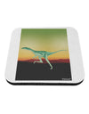 Ornithomimus Velox - Without Name Coaster by TooLoud-Coasters-TooLoud-White-Davson Sales