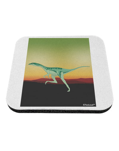 Ornithomimus Velox - Without Name Coaster by TooLoud-Coasters-TooLoud-White-Davson Sales