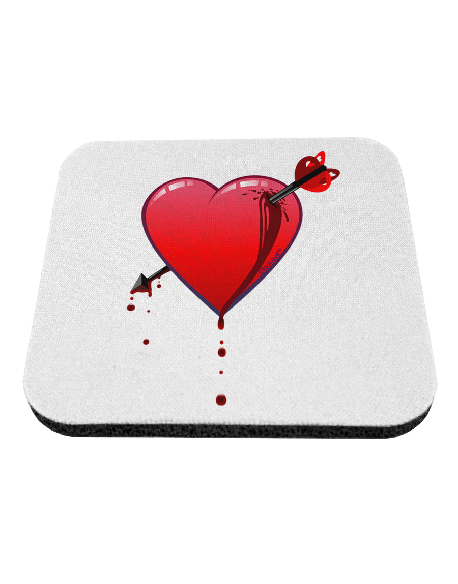 Shot Through the Heart Bleeding Coaster by TooLoud-Coasters-TooLoud-1-Davson Sales