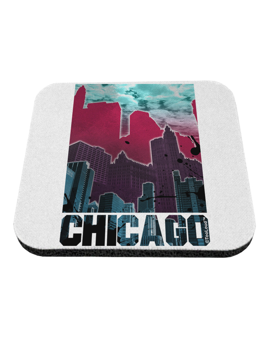 Chicago Abstract 2 Coaster-Coasters-TooLoud-White-Davson Sales