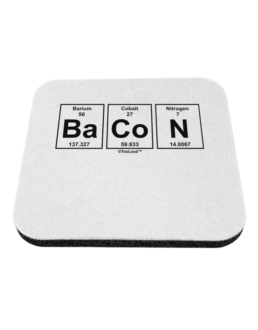 Bacon Periodic Table of Elements Coaster by TooLoud-Coasters-TooLoud-White-Davson Sales