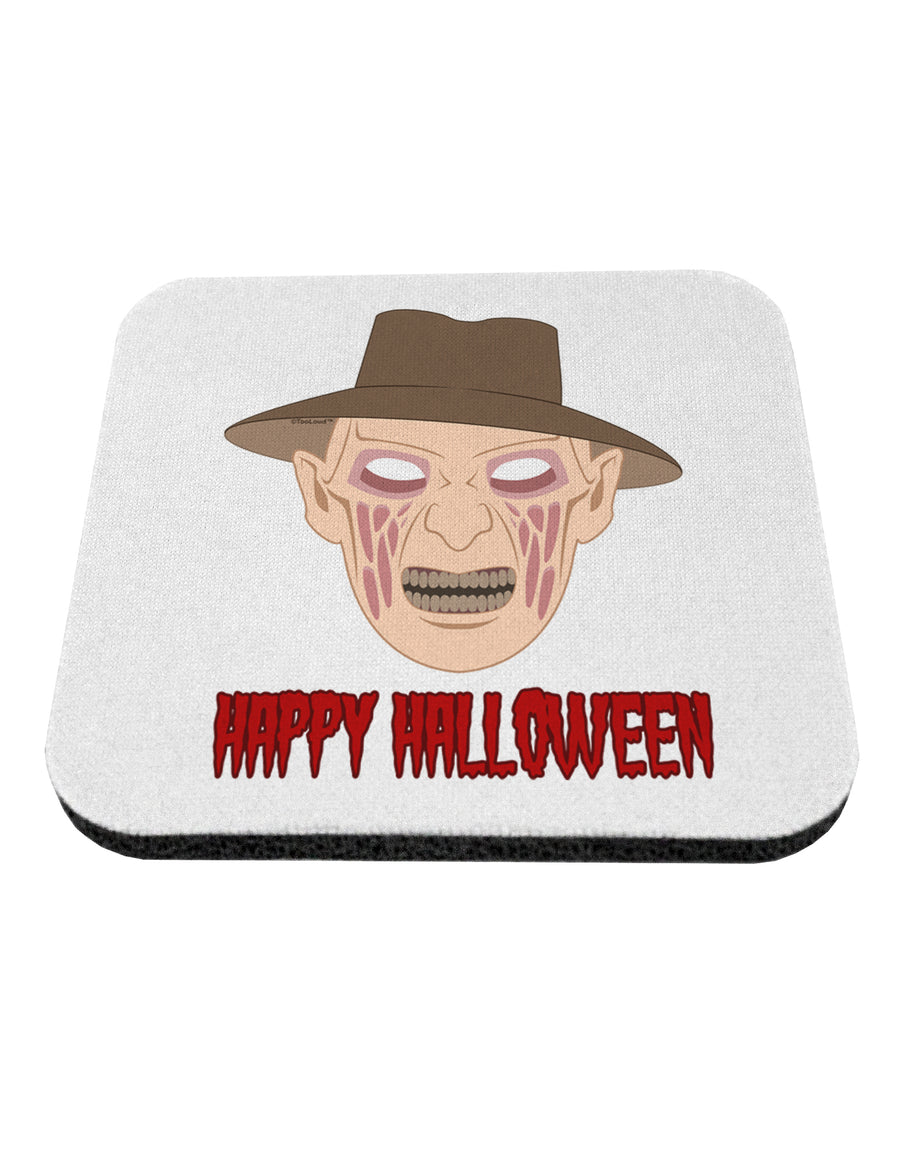 Scary Face With a Hat - Happy Halloween Coaster-Coasters-TooLoud-White-Davson Sales