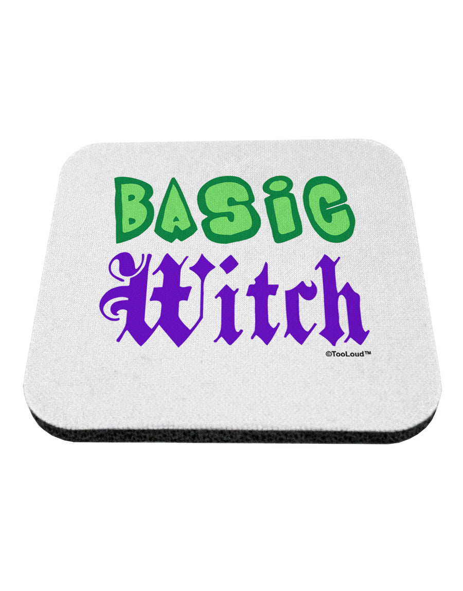 Basic Witch Color Green Coaster-Coasters-TooLoud-White-Davson Sales