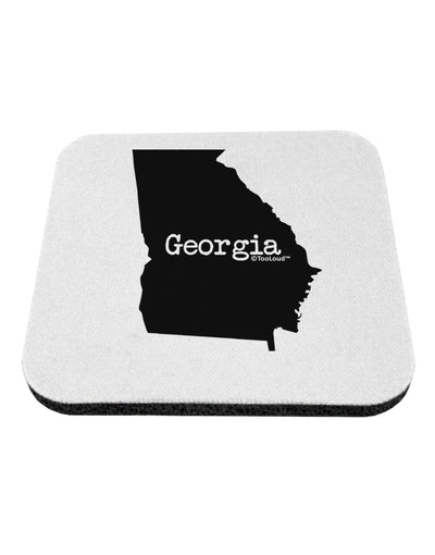 Georgia - United States Shape Coaster-Coasters-TooLoud-White-Davson Sales