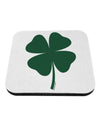 Lucky Four Leaf Clover St Patricks Day Coaster-Coasters-TooLoud-White-Davson Sales