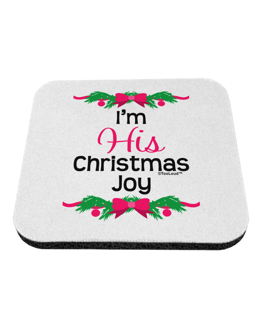 His Christmas Joy Matching His & Hers Coaster-Coasters-TooLoud-1-Davson Sales