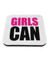 Girls Can Coaster by TooLoud-Coasters-TooLoud-White-Davson Sales