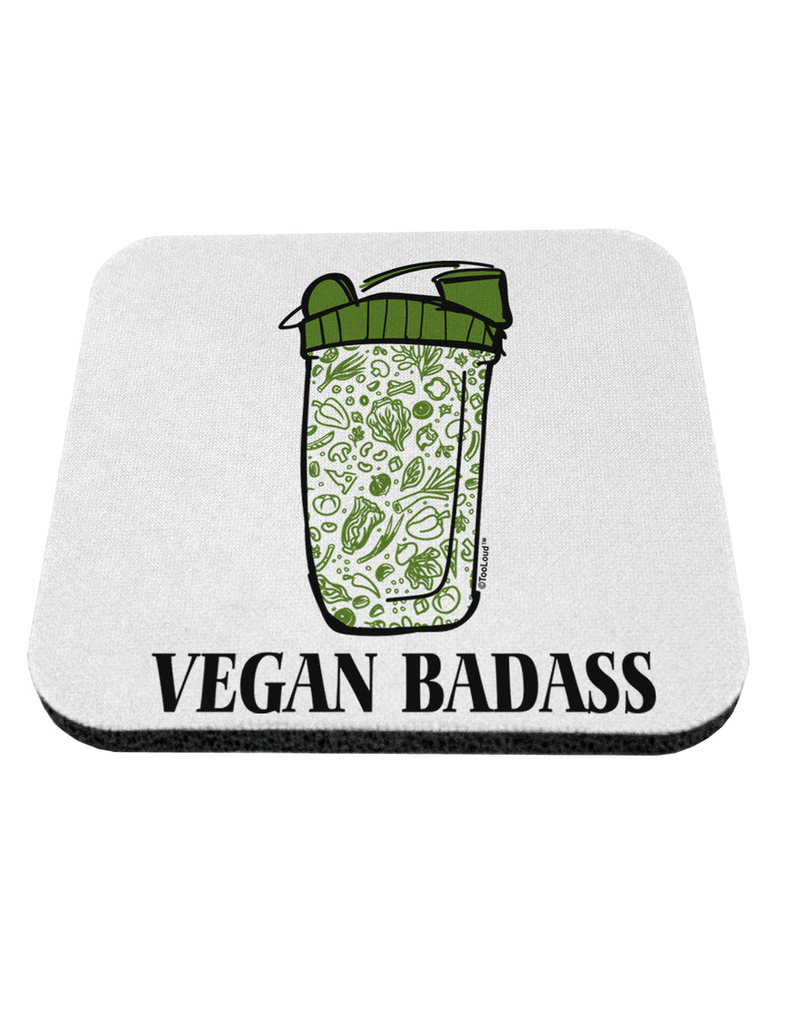 TooLoud Vegan Badass Bottle Print Coaster-Coasters-TooLoud-1 Piece-Davson Sales