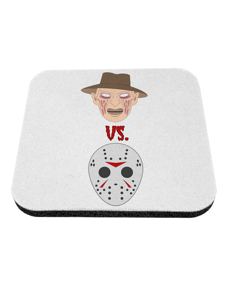 Scary Face Versus Scary Face - Halloween Coaster-Coasters-TooLoud-White-Davson Sales