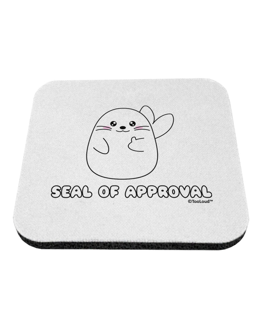 Seal of Approval Coaster by TooLoud-Coasters-TooLoud-White-Davson Sales